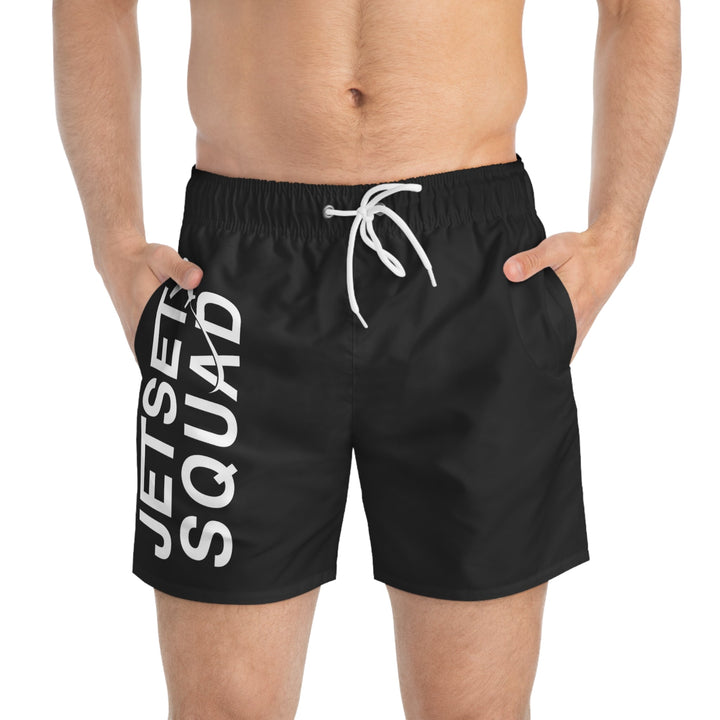SWIM TRUNKS BLACK - JETSET SQUAD