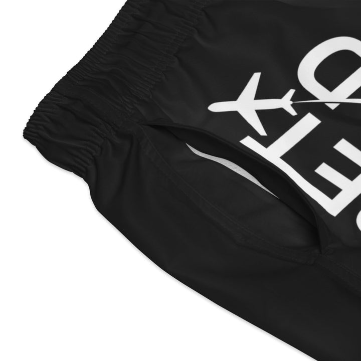 SWIM TRUNKS BLACK - JETSET SQUAD